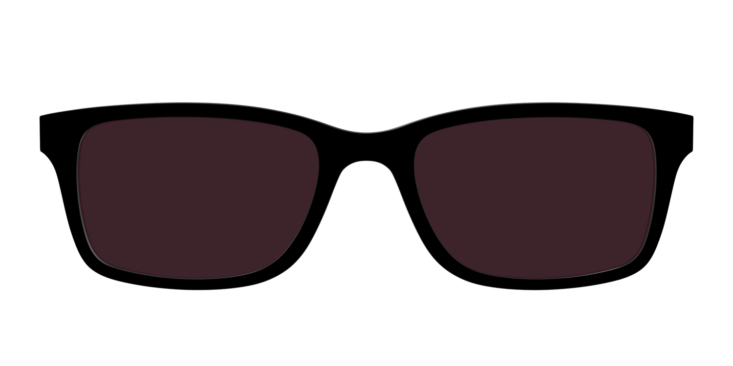 The Black with Water Lens - Front Top Image - Pair Eyewear