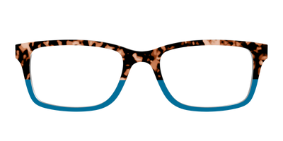 The Bondi Blue Tortoise Split - Front Top Thumbnail - Pair Eyewear