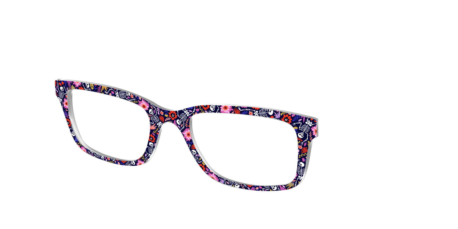 The Bone-Chilling Blossoms - Angle Top Image - Pair Eyewear
