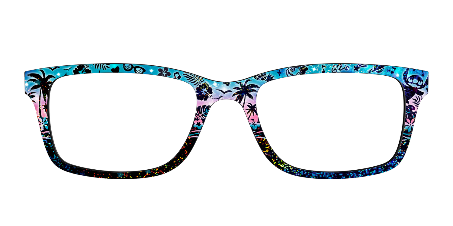Catching Waves After Dark Holographic - Front Top Image - Pair Eyewear