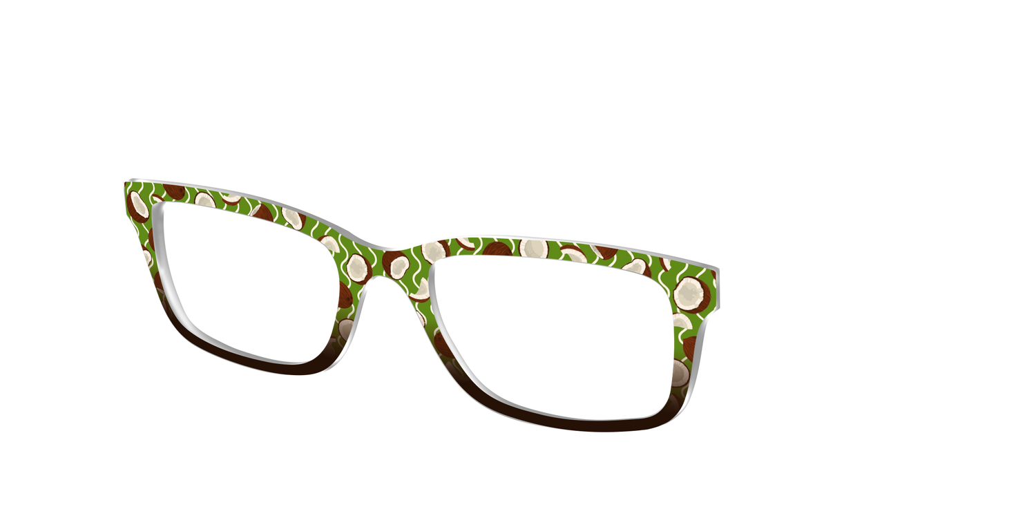 The Cheerful Coconuts - Angle Top Image - Pair Eyewear