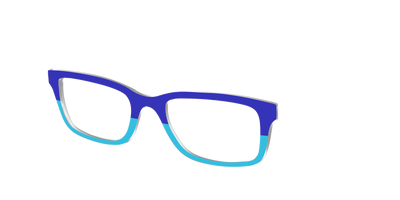 The Cobalt & Capri Split - Angle Top Thumbnail - Pair Eyewear