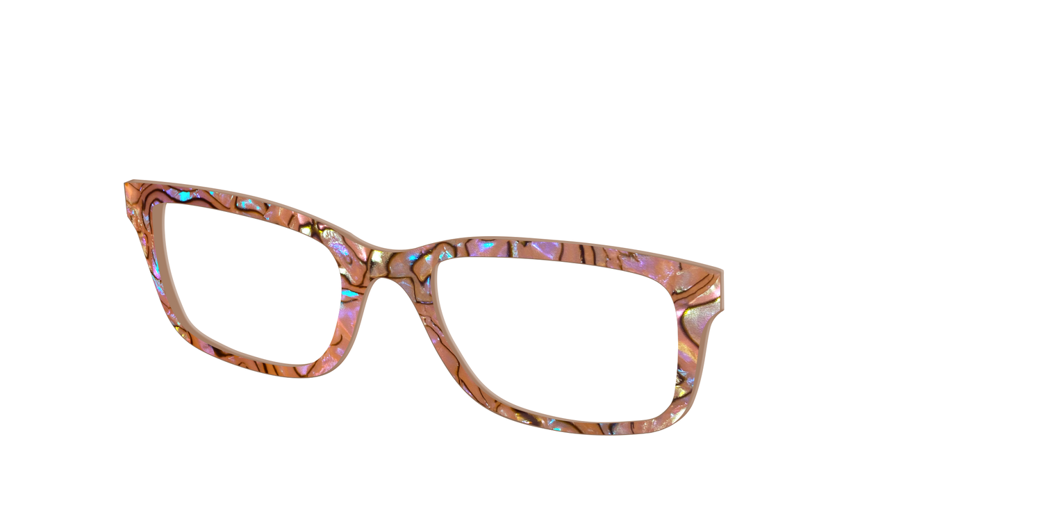The Desert Isle Pearl Marble - Angle Top Image - Pair Eyewear