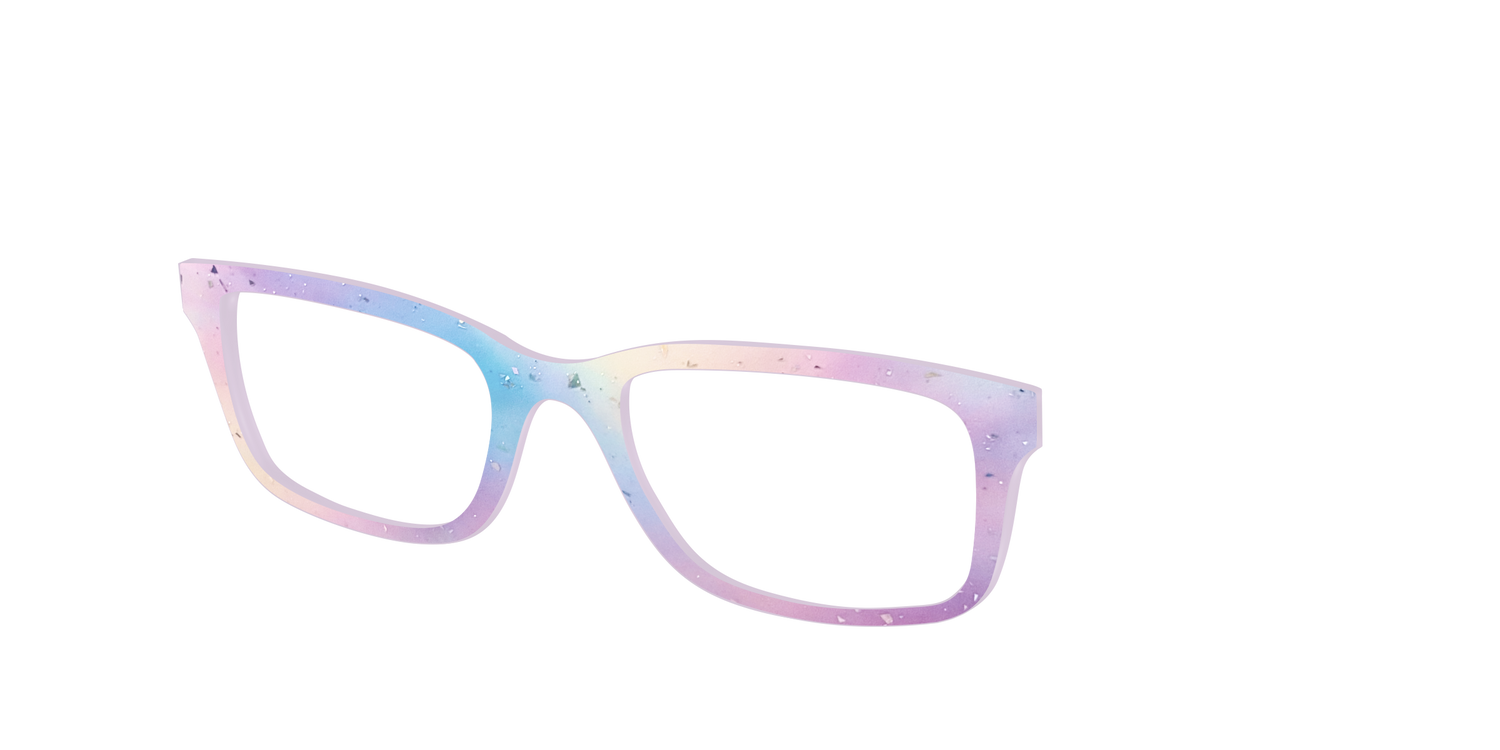 The Dreamy Pastel with Holographic Glitter - Angle Top Image - Pair Eyewear
