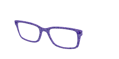 The Electric Purple Sparkle - Angle Top Thumbnail - Pair Eyewear