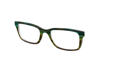 The Emerald Gradient Horn - Angle Top Thumbnail - Pair Eyewear