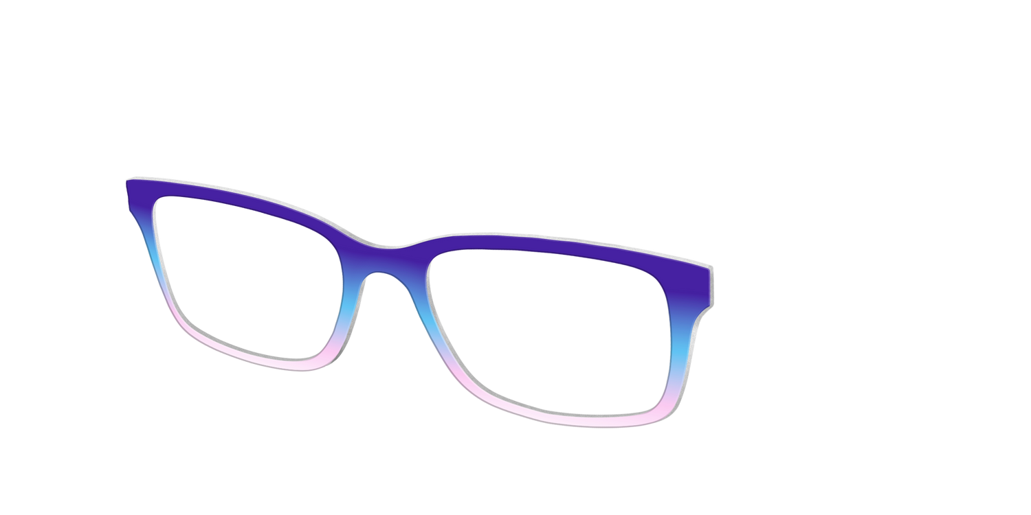 The Frozen Horizon Gradient - Angle Top Image - Pair Eyewear