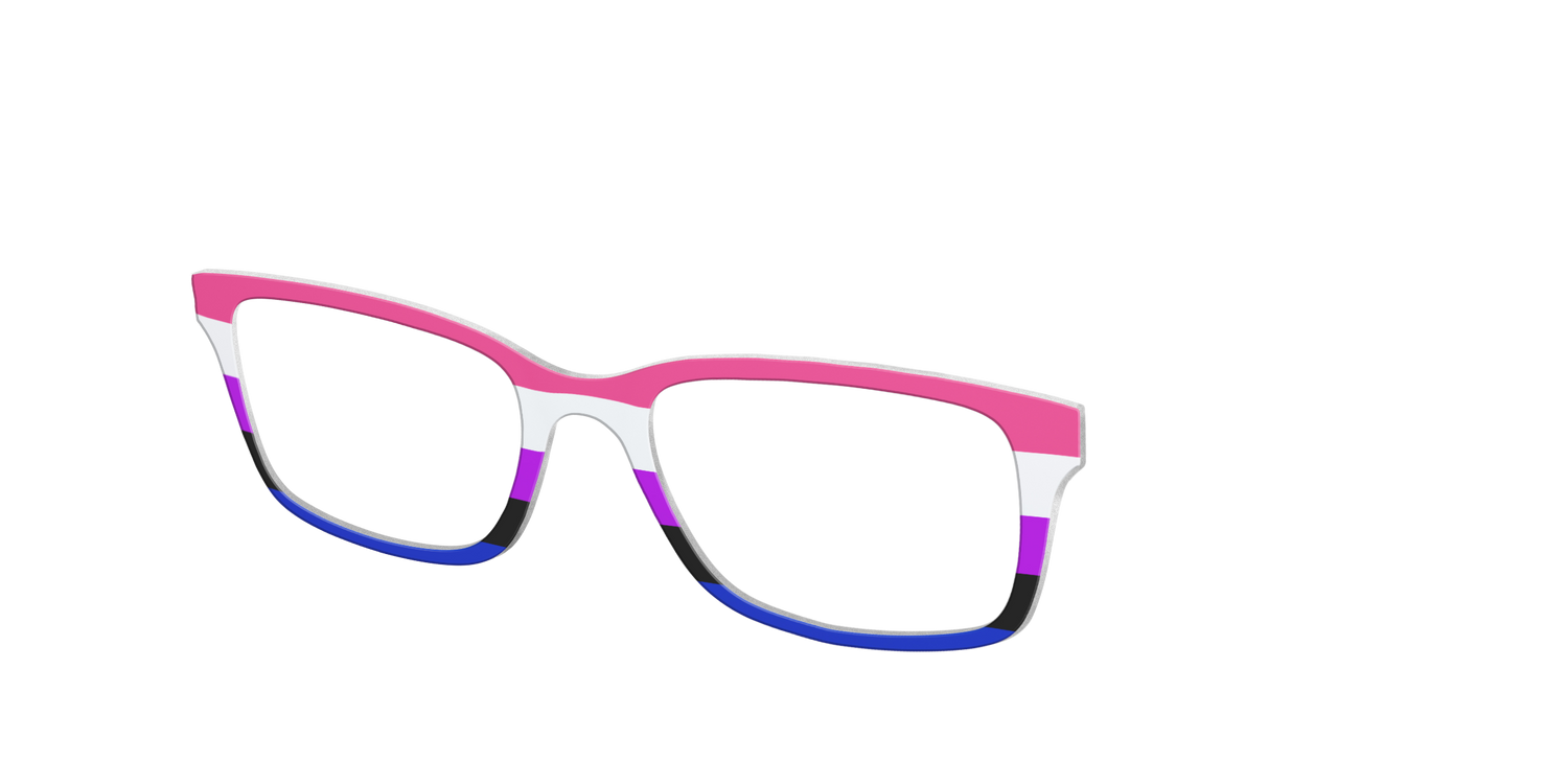 The Genderfluid Flag - Angle Top Image - Pair Eyewear