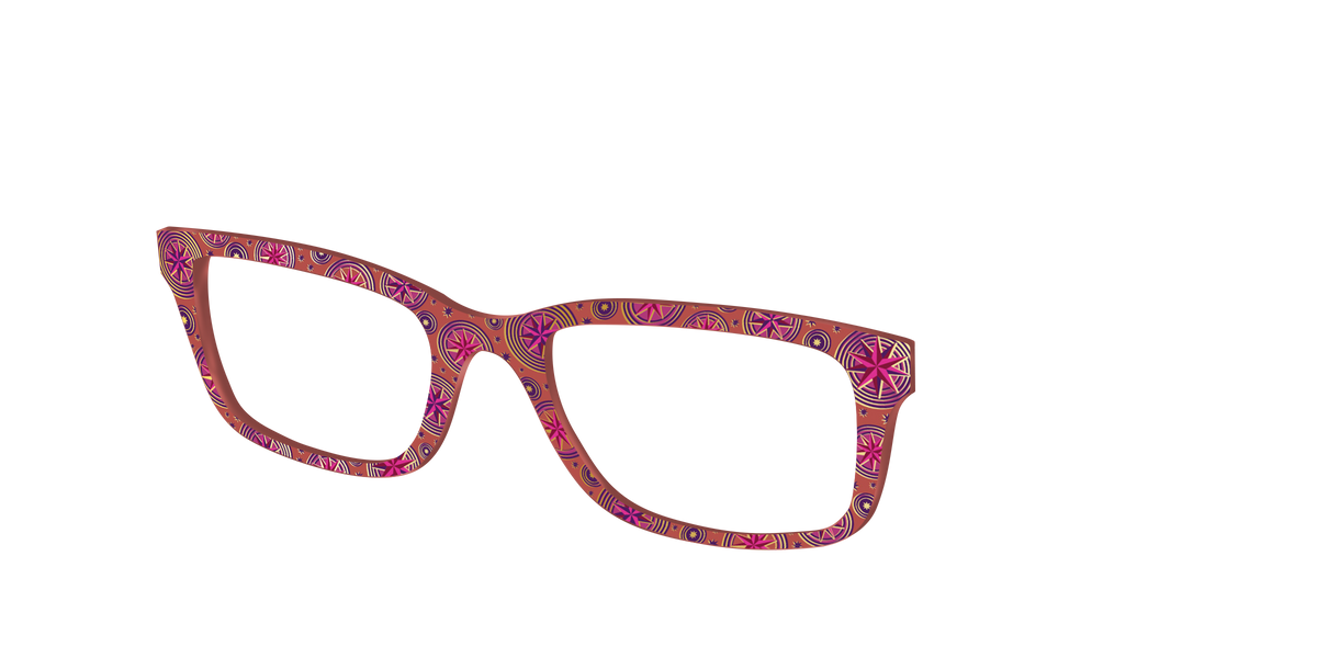 The Gold Foil Luna Lovegood™ - Angle Top Image - Pair Eyewear