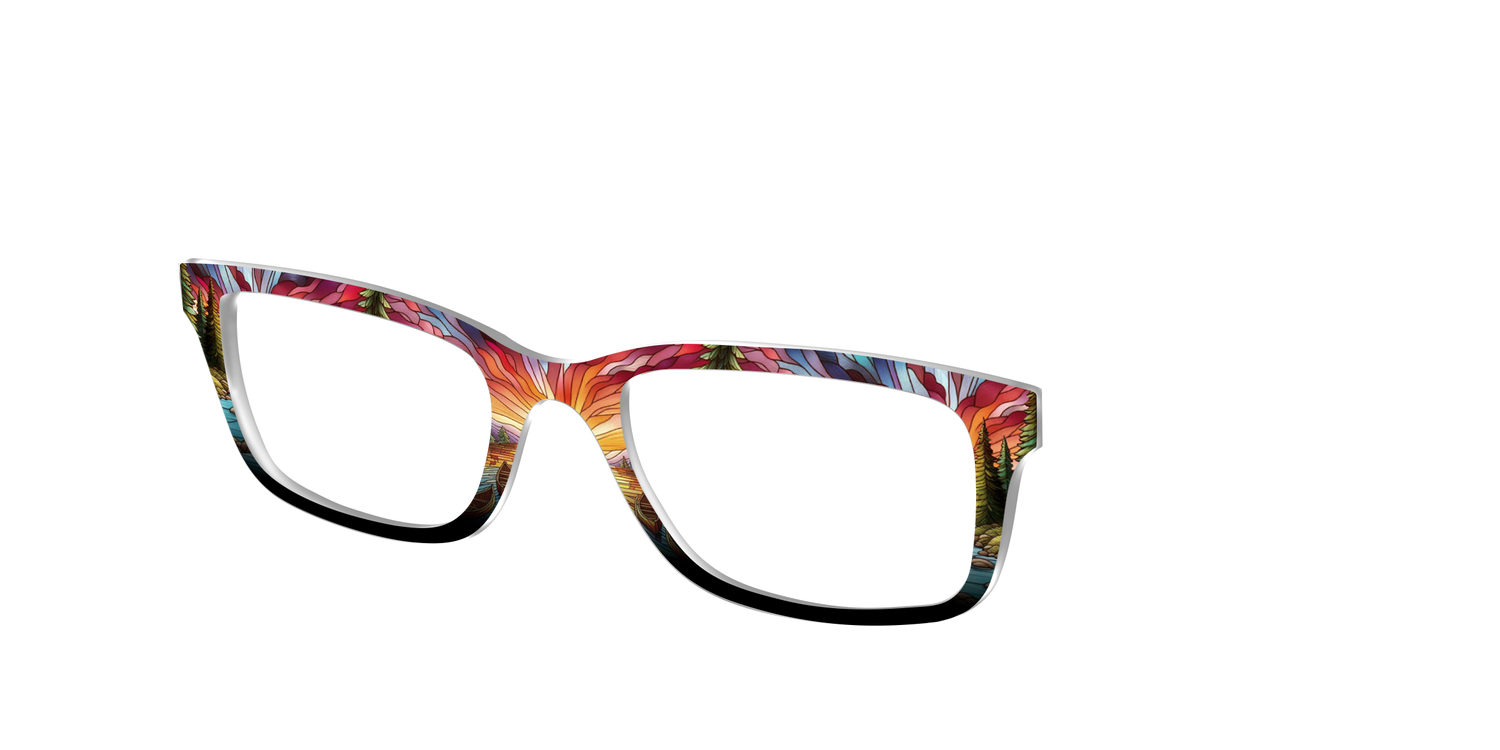 The Great Outdoors Stained Glass - Angle Top Image - Pair Eyewear