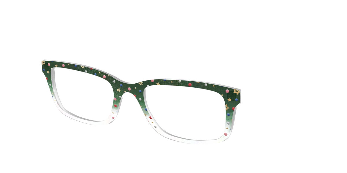 The Holiday Bauble with Foil Crystal - Angle Top Image - Pair Eyewear