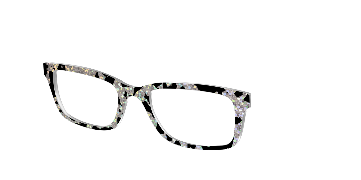 The Holographic Mottled Tortoise - Angle Top Image - Pair Eyewear