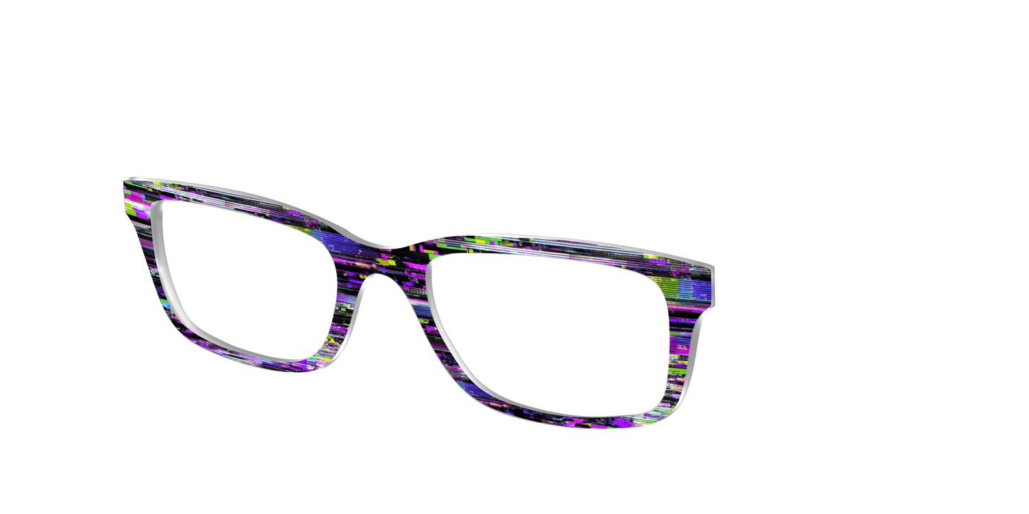The Horror Film Glitch - Angle Top Image - Pair Eyewear
