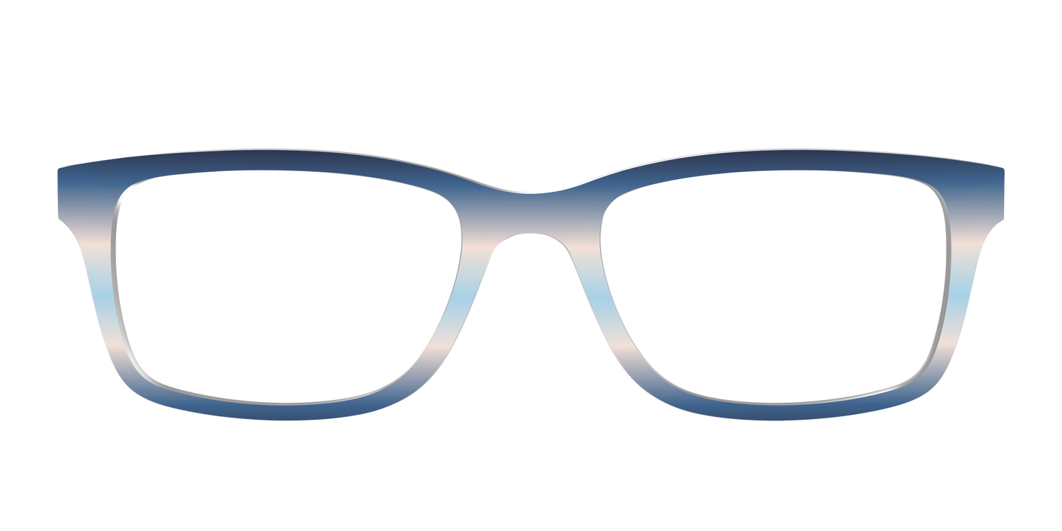 The Hydrangea Haze Gradient - Front Top Image - Pair Eyewear