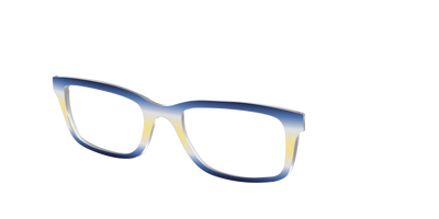 The Indigo to Honeysuckle Gradient - Angle Top Thumbnail - Pair Eyewear