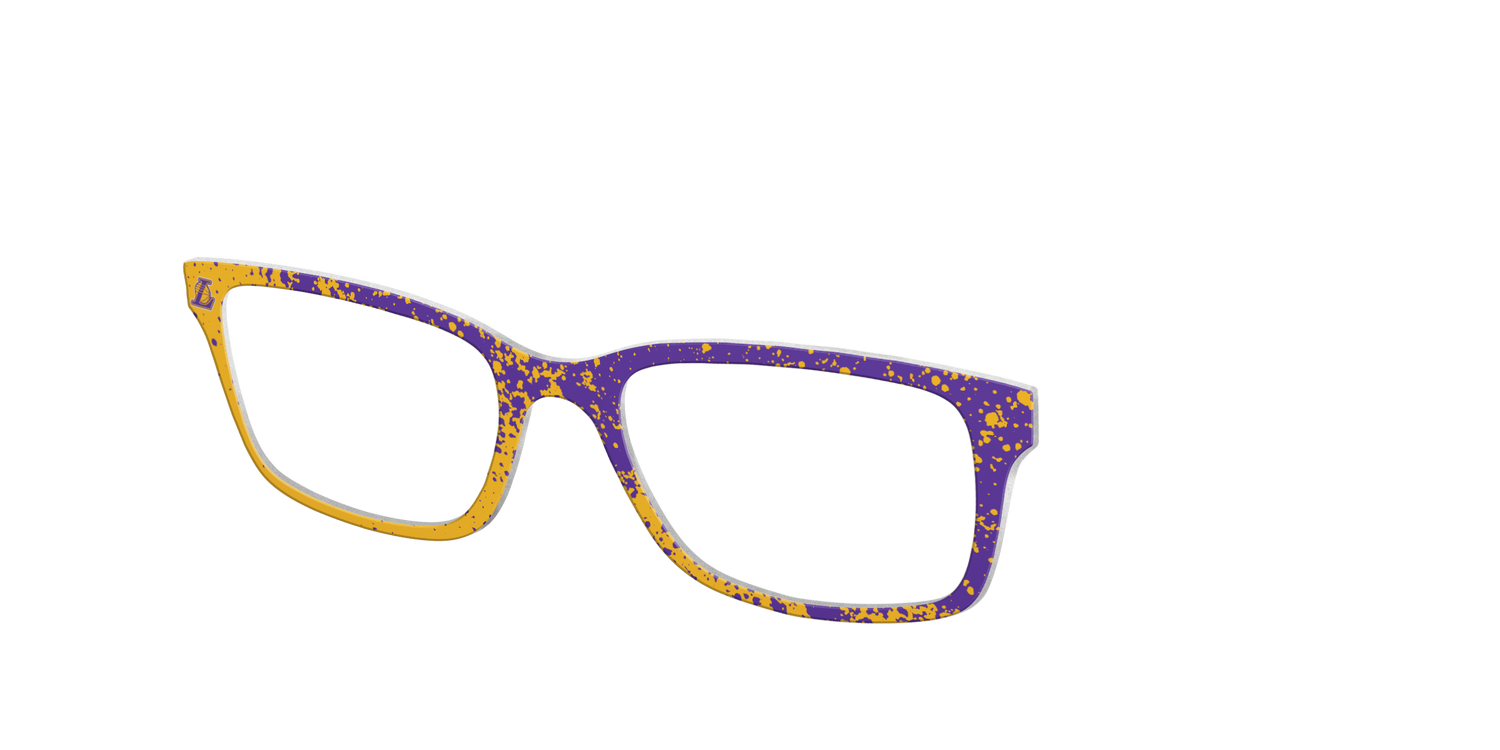 Lakers Splatter - Angle Top Image - Pair Eyewear