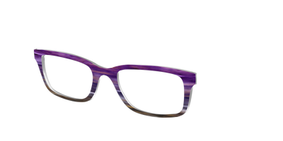 The Lilac Gradient Horn - Angle Top Thumbnail - Pair Eyewear