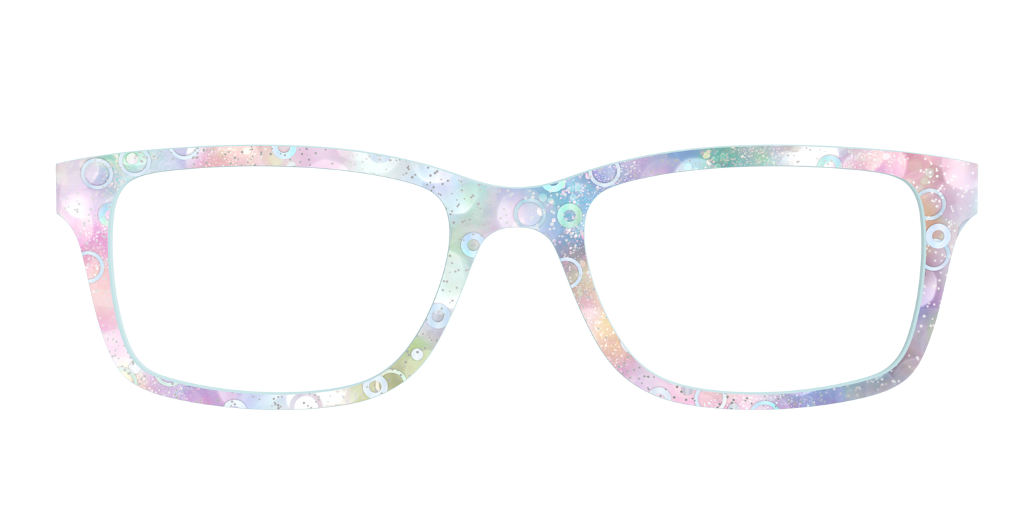 The Mermaid Bokeh with Bubble Glitter - Front Top Image - Pair Eyewear