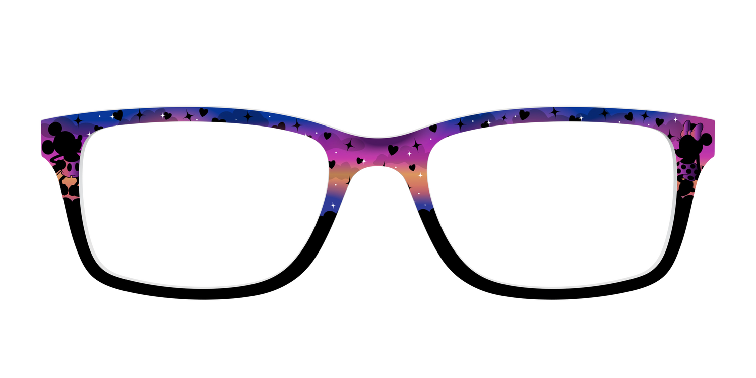 The Mickey & Minnie Shadow Play - Front Top Image - Pair Eyewear