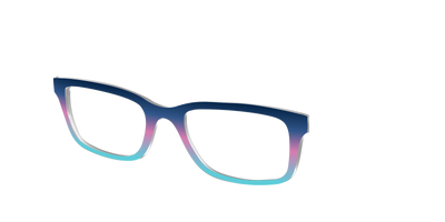 The Midnight to Aquamarine Gradient - Angle Top Thumbnail - Pair Eyewear