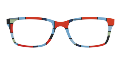 Mondrian Composition - Front Top Thumbnail - Pair Eyewear