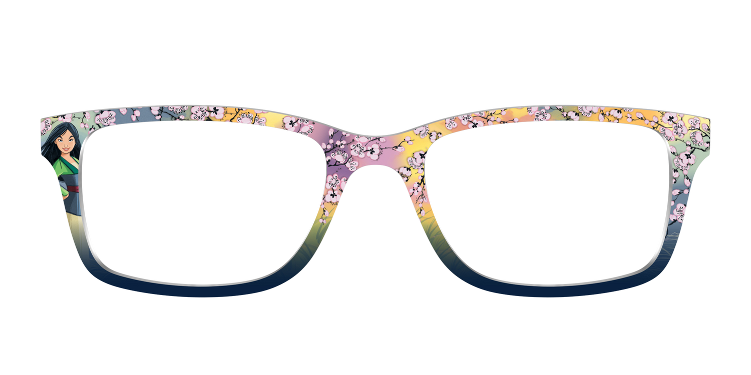 Mulan's Plum Blossoms - Front Top Image - Pair Eyewear