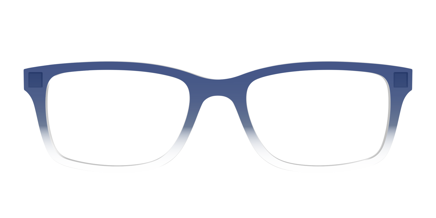 The Navy Gradient Crystal - Front Top Image - Pair Eyewear