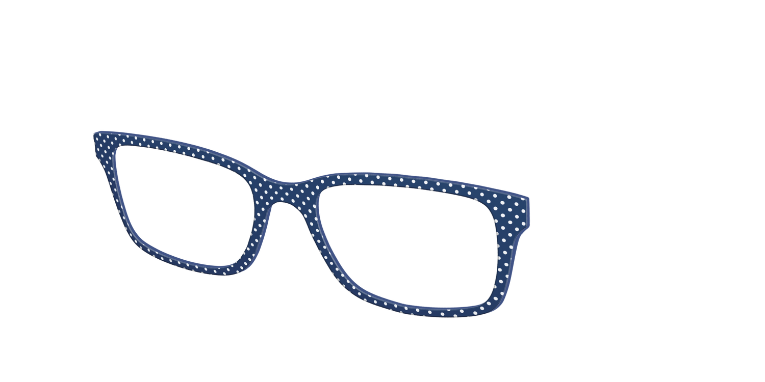 The Navy Pin Dot - Angle Top Image - Pair Eyewear