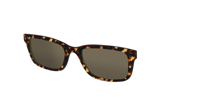 The Non-Polarized Tortoise Sun Top - Angle Top Thumbnail - Pair Eyewear