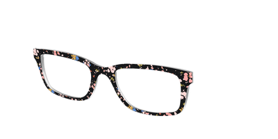 The Pallid Paint Splatter - Angle Top Thumbnail - Pair Eyewear
