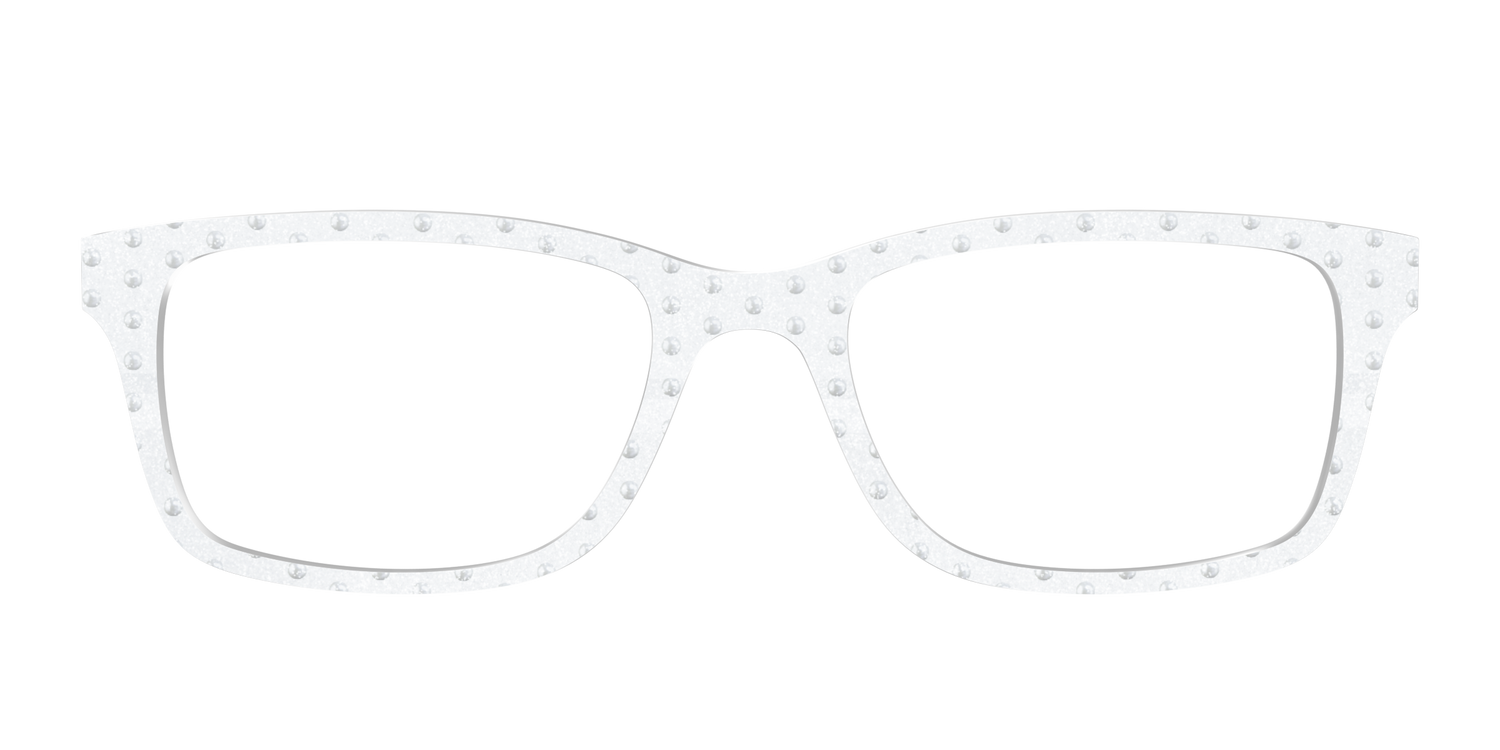 The Pearl Shimmer Polka Dots - Front Top Image - Pair Eyewear