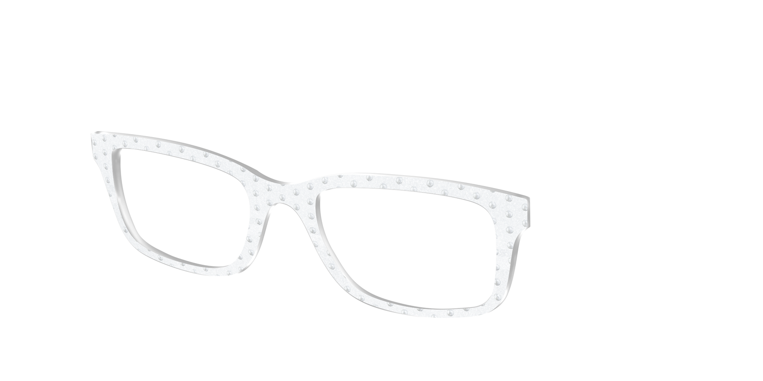 The Pearl Shimmer Polka Dots - Angle Top Image - Pair Eyewear
