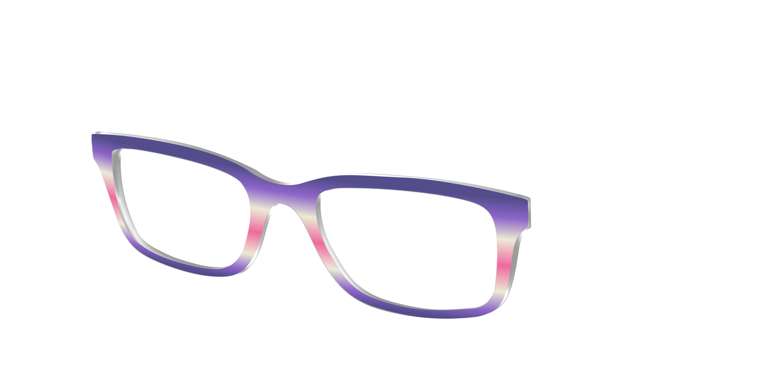 The Petunia Haze Gradient - Angle Top Image - Pair Eyewear