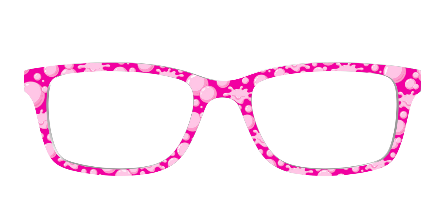 The Pink Pop Bubbles - Front Top Image - Pair Eyewear