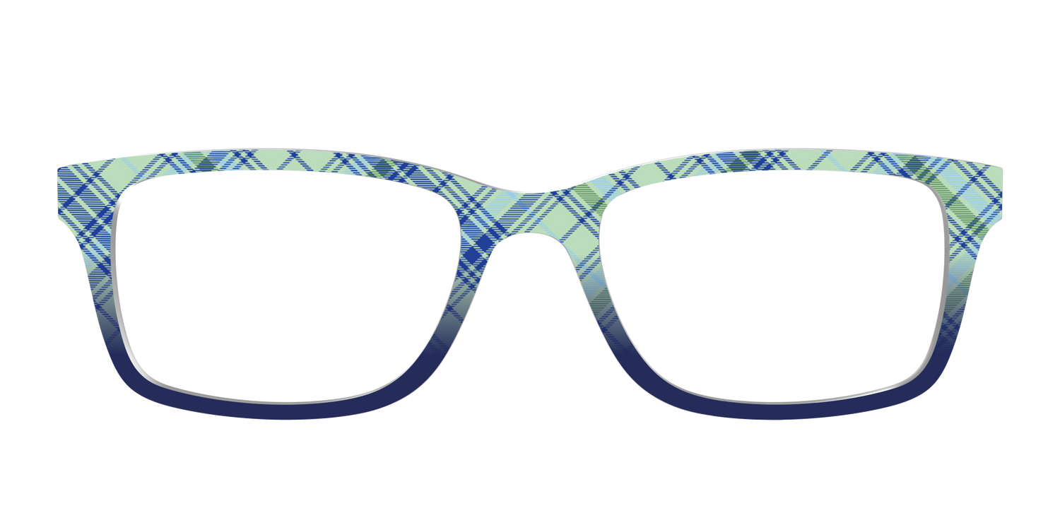 The Poetic Plaid - Front Top Image - Pair Eyewear