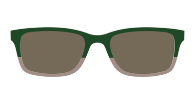 The Polarized Cedar & Sap Crystal Split Sun Top - Front Top Thumbnail - Pair Eyewear
