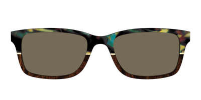 The Polarized Mirage Split with Gold Foil Sun Top - Front Top Thumbnail - Pair Eyewear