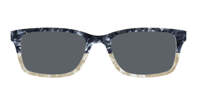 The Polarized Navy to Taupe Pearl Split Sun Top - Front Top Thumbnail - Pair Eyewear