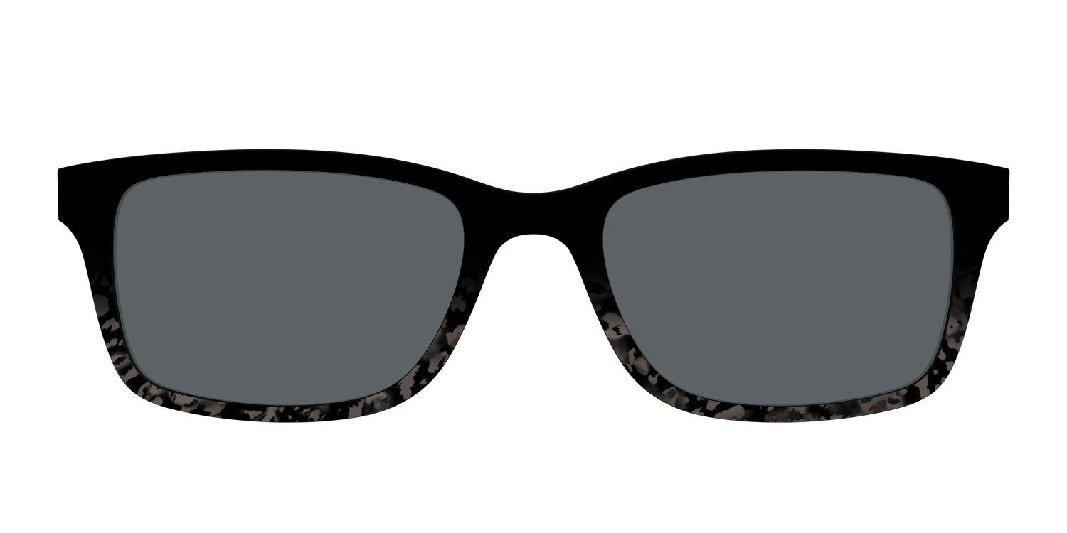 The Polarized Shaded Tortoise Sun Top - Front Top Image - Pair Eyewear