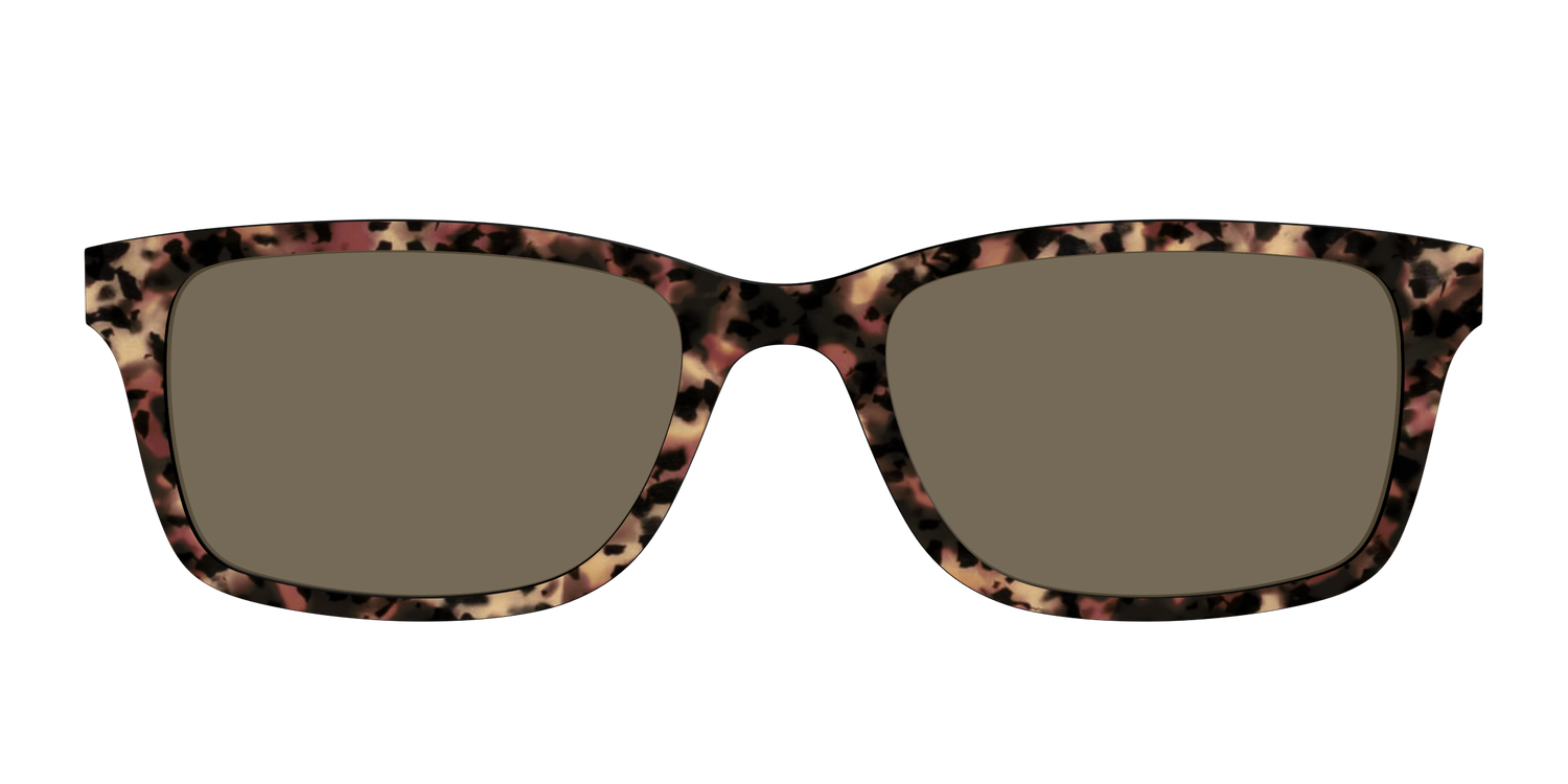 The Polarized Sienna Tortoise Sun Top - Front Top Image - Pair Eyewear