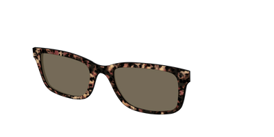 The Polarized Sienna Tortoise Sun Top - Angle Top Thumbnail - Pair Eyewear