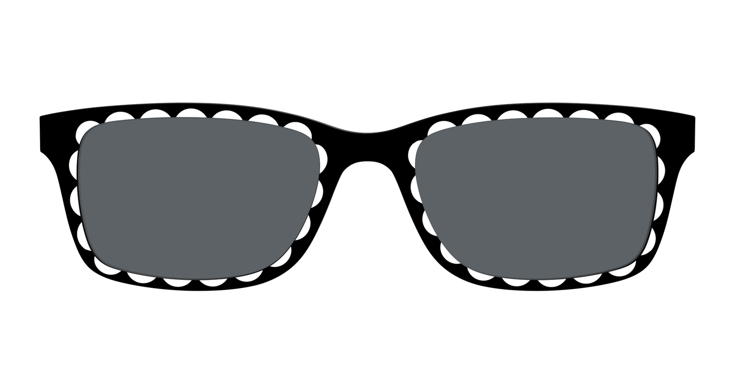 The Polarized Stylish Daisy Sun Top - Front Top Image - Pair Eyewear