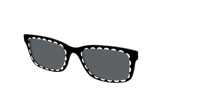 The Polarized Stylish Daisy Sun Top - Angle Top Thumbnail - Pair Eyewear