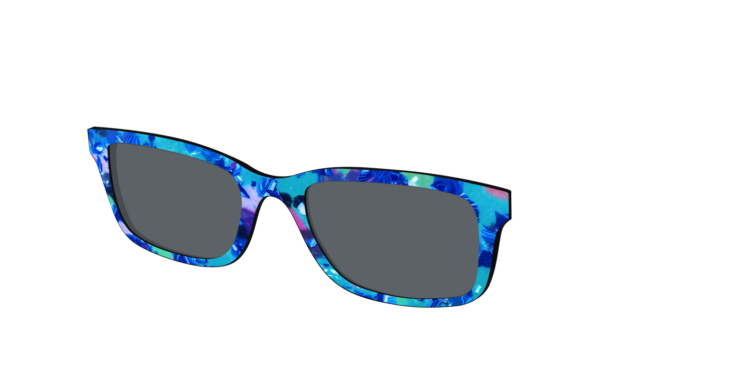 The Polarized Tropic Pearl Sun Top - Angle Top Image - Pair Eyewear