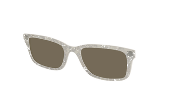 The Polarized White Quartz Pearl Sun Top - Angle Top Thumbnail - Pair Eyewear