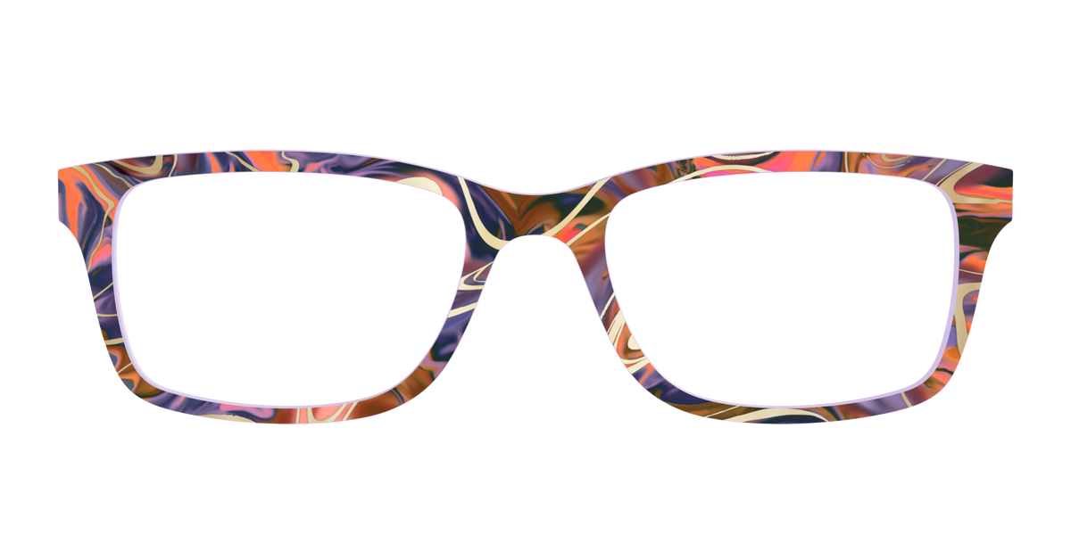 The Potion Marble with Gold Foil - Front Top Image - Pair Eyewear
