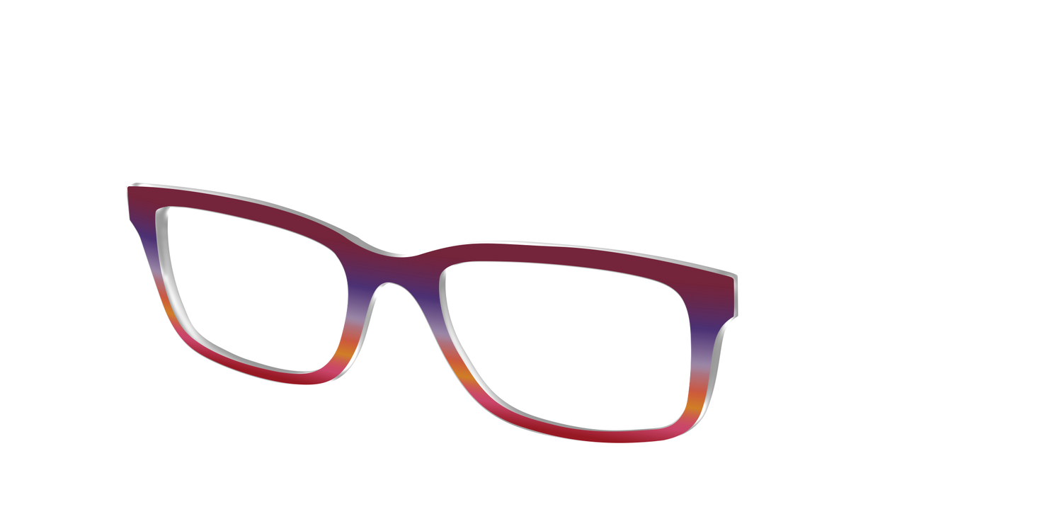 The Primary Gradient - Angle Top Image - Pair Eyewear