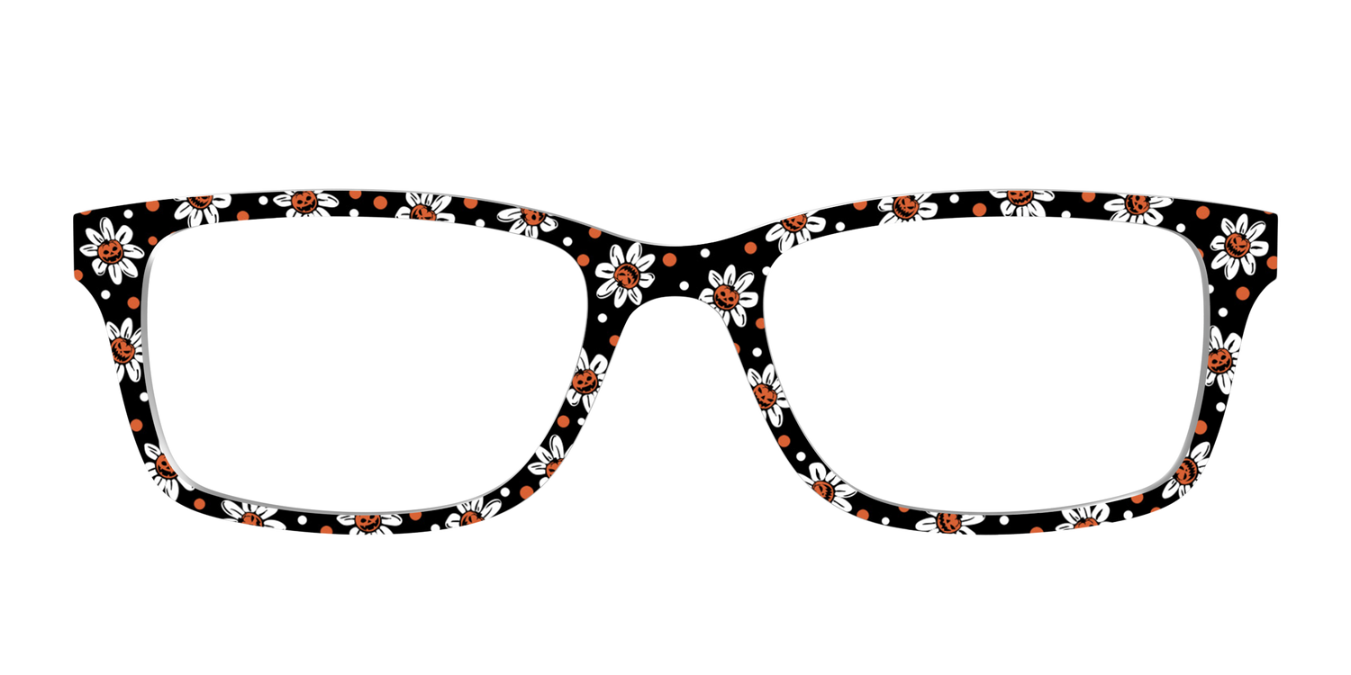 The Pumpkin Daisy Dot - Front Top Image - Pair Eyewear