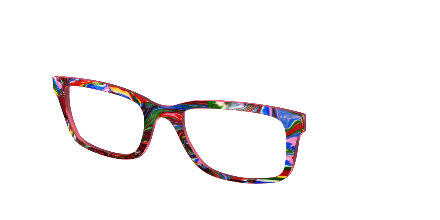 The Radiant Pearl Marble - Angle Top Image - Pair Eyewear