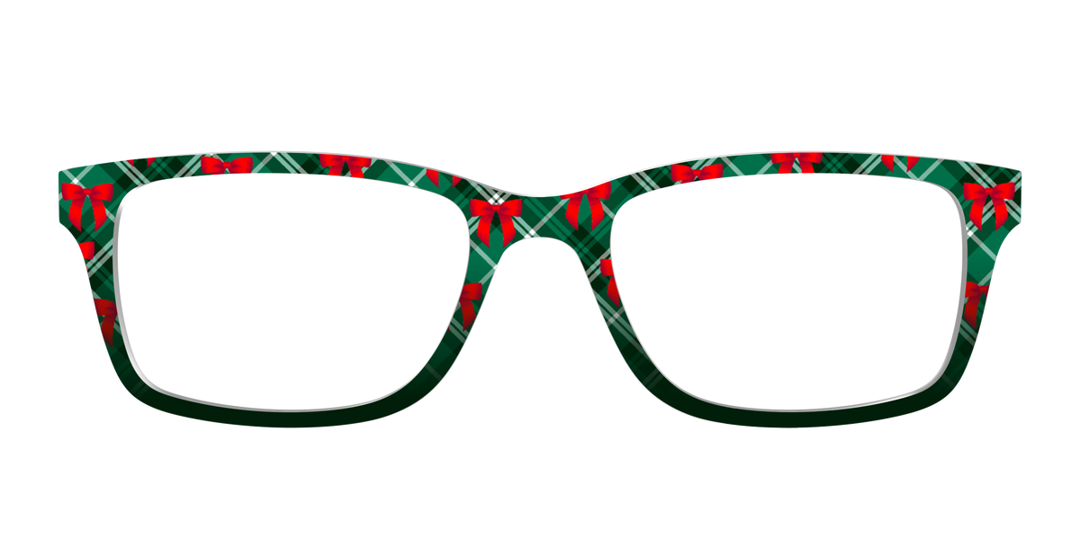 The Ribbon-Clad Plaid - Front Top Image - Pair Eyewear